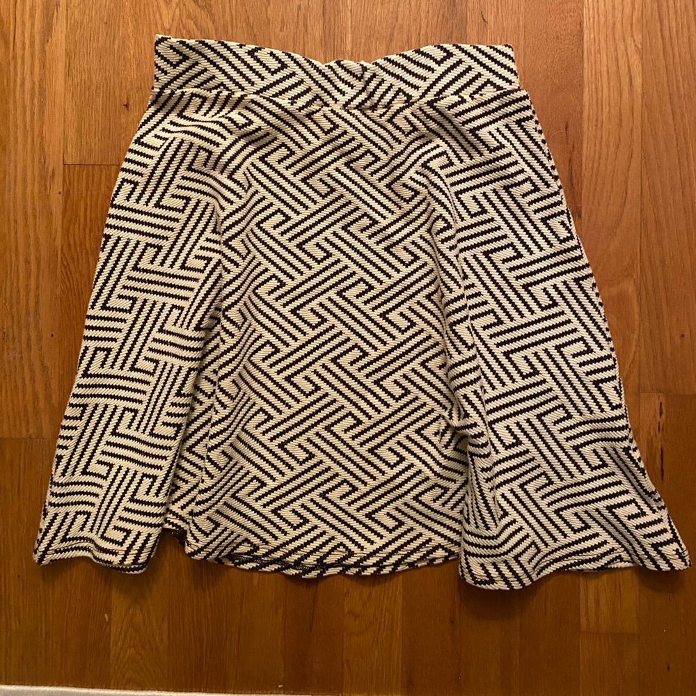 Black and white skirt
